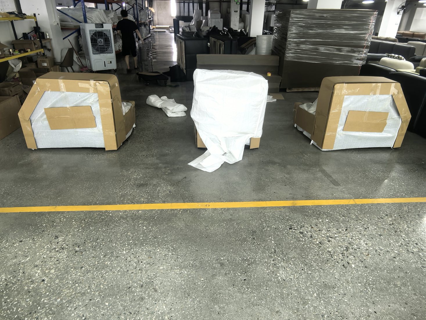 Export packing area